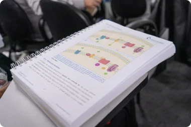 material didático em página específica